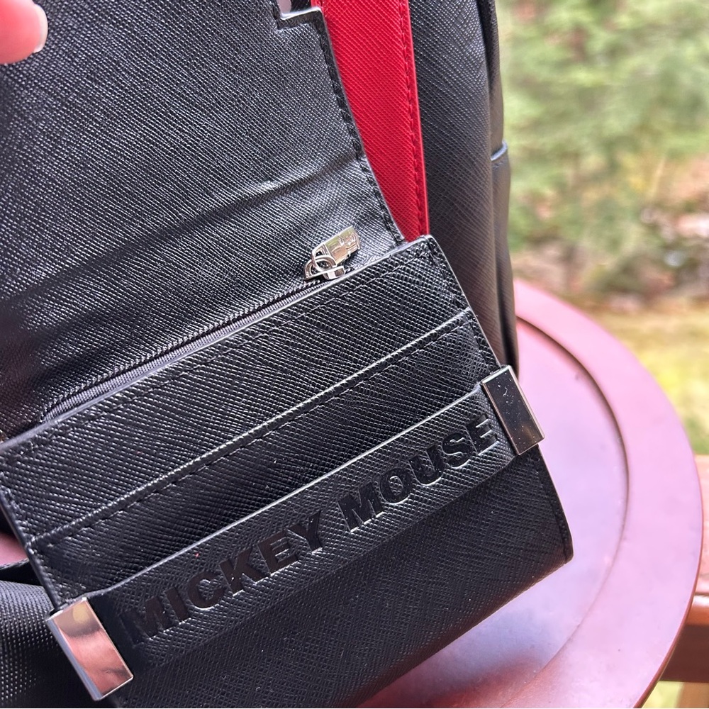 Loungefly Mickey Convertible Backpack & Wallet Set | Crossbody or Mini Park Pack - Picture 9 of 16